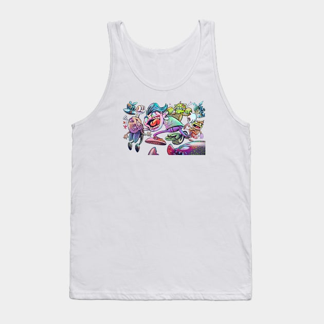 Epic Fight Tank Top by BlueGlue